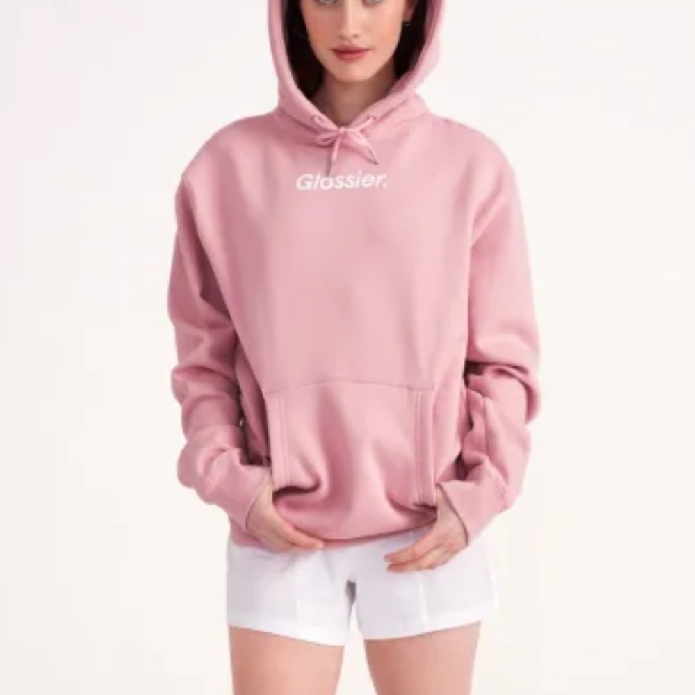 Glossier Hoodie Pink